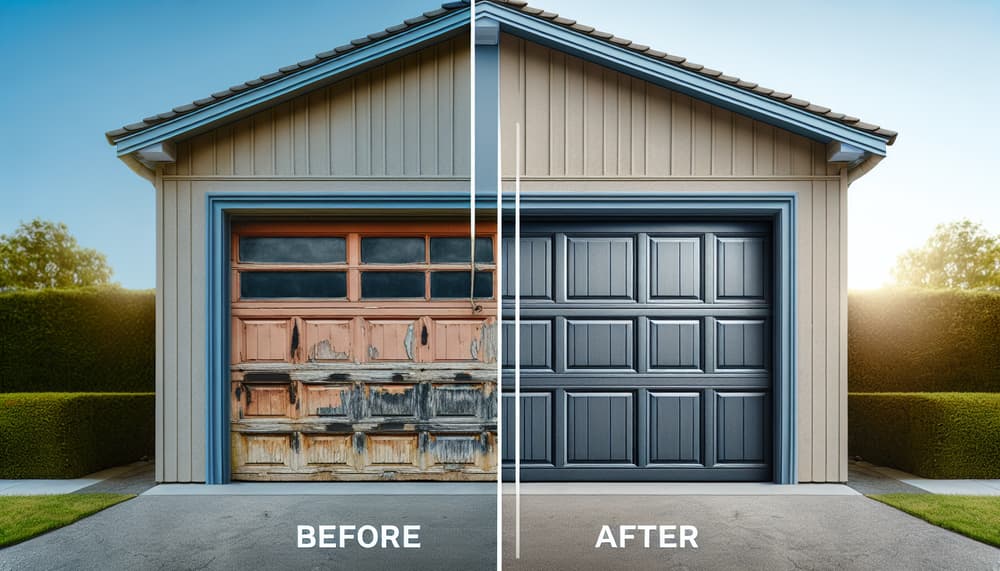 Garage door work in Renton
